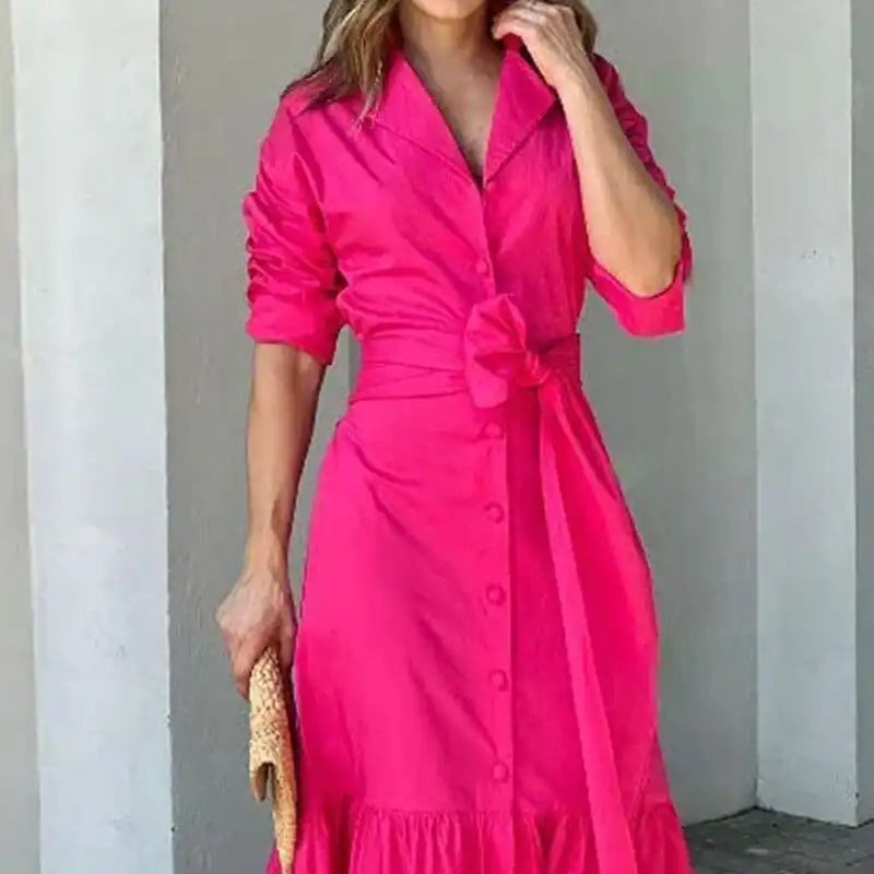 Vestido  de elegancia primaveral